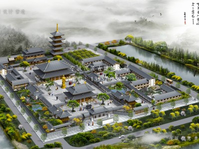 宝安寺庙建筑总体规划方案